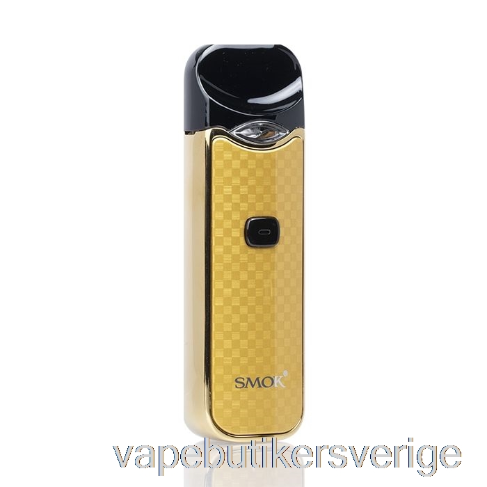 Vape Sverige Smok Nord 15w Pod Kit Guld Kolfiber
